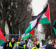Palestinos palaikymo akcija Kaune