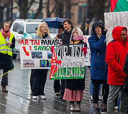 Palestinos palaikymo akcija Kaune