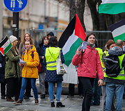 Palestinos palaikymo akcija Kaune