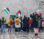 Palestinos palaikymo akcija Kaune