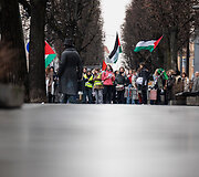 Palestinos palaikymo akcija Kaune