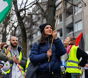 Palestinos palaikymo akcija Kaune