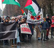 Palestinos palaikymo akcija Kaune