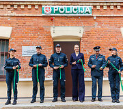 Kaune atidarytas rekonstruotas policijos komisariatas