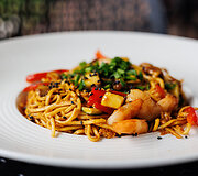Poko pasta and salad