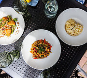 Poko pasta and salad