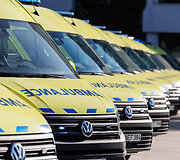 Kaune pristatyti nauji greitosios pagalbos automobiliai
