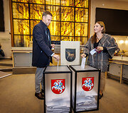 Gabrielius Landsbergis, Austėja Landsbergienė