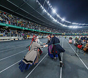 Dj Kaziuko muzika stadione pakėlė sirgalius