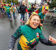 Lietuvių sirgalių eisena