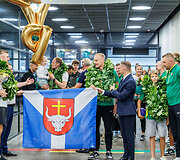 Krep&scaron;ininkų sutiktuvės oro uoste