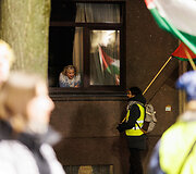 Protestas prie&scaron; krep&scaron;inio rungtynes