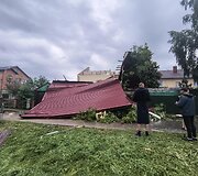 Kaune praūžė audra