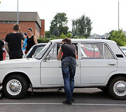 Renginio dalyvių automobiliai
