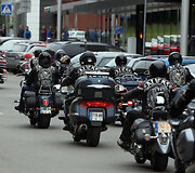 Motociklai mieste
