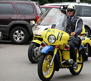 Motociklai mieste