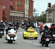 Motociklai mieste