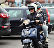 Motociklai mieste