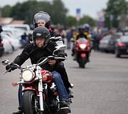 Motociklai mieste