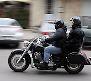 Motociklai mieste