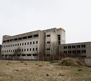 Apleistas pastatas Kauno centre