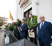 Rinktinės pagerbimo akimirkos