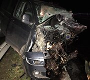 Magistralėje &bdquo;Via Baltica&ldquo; susidūrus trims ma&scaron;inoms žuvo BMW vairuotojas