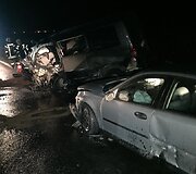 Magistralėje &bdquo;Via Baltica&ldquo; susidūrus trims ma&scaron;inoms žuvo BMW vairuotojas