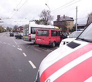 Avarija Sukilėlių prospekto ir Tvirtovės alėjos sankryžoje