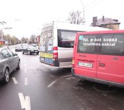Avarija Sukilėlių prospekto ir Tvirtovės alėjos sankryžoje