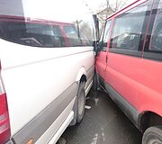 Avarija Sukilėlių prospekto ir Tvirtovės alėjos sankryžoje