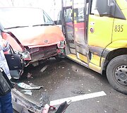 Avarija Sukilėlių prospekto ir Tvirtovės alėjos sankryžoje