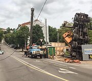 Krano i&scaron;kėlimo operacija