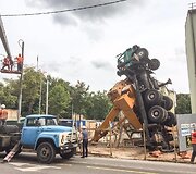 Krano i&scaron;kėlimo operacija
