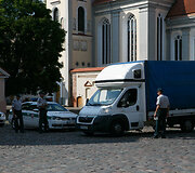 Policijos priemonė Kauno centre