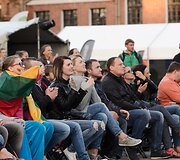 Kauniečiai krep&scaron;inio rungtynes žiūrėjo drauge