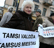 Demonstracijos akimirkos