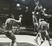 Žalgiris - CASK 1986. Arvydas Sabonis, Vladimiras Tkačenka