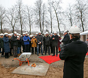 Kapsulės įkasimo ceremonija