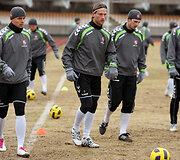 Rinktinės treniruotėje