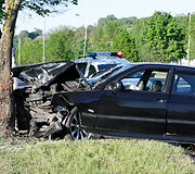 BMW avarija Jonavos gatvėje