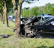 BMW avarija Jonavos gatvėje