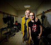 Urtė Girčytė su mama Danute