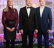 Marius Horbačiauskas su Mindaugu ir Katerina Sinkevičiais