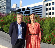 Aurelijus Zykus ir Viktorija Čmilytė-Nielsen
