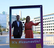 Akimirkos i&scaron; Liberalų Sąjūdžio renginio Kaune, Simonas Kairys, Viktorija Čmilytė-Nielsen