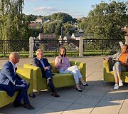Vilniuje rinkėjams prisistatė Liberalų Sąjūdžio kandidantai į Seimą vienmandatėse apygardose