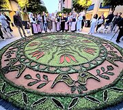 Italijoje vyksta floristinių ornamentinių kilimų festivalis, kuriame dalyvauja ir Mitkaičių kaimo bendruomenė