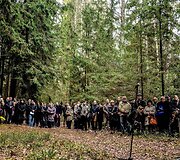 Partizanų slėptuvių ir kitų objektų pristatymas Anyk&scaron;čiuose