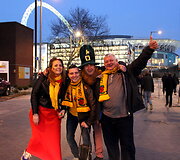 Lietuvos ir Anglijos futbolo sirgaliai Londone ir &bdquo;Wembley&ldquo; stadione